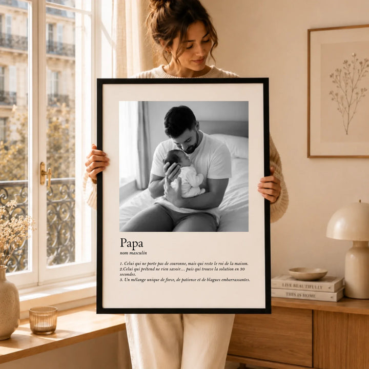 Affiche Définition Papa