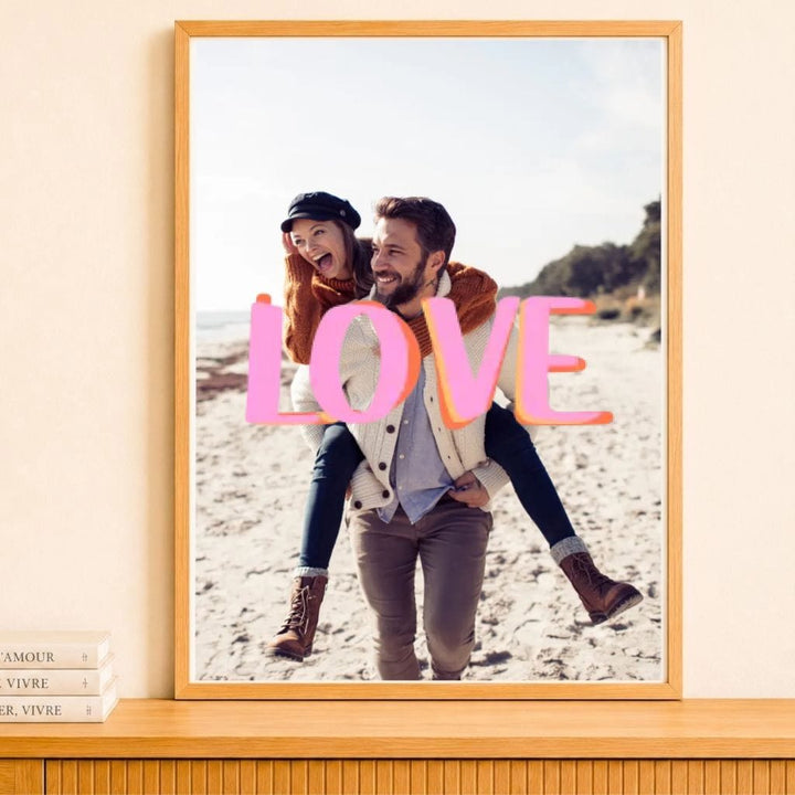 Affiche Personnalisée - Love