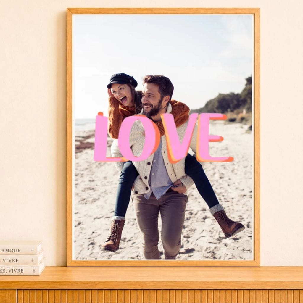 Affiche Personnalisée - Love