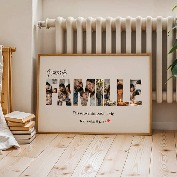 Affiche Personnalisée - Notre famille
