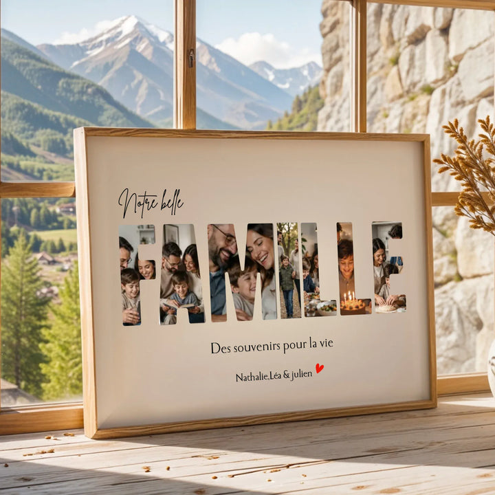 Affiche Personnalisée - Notre famille