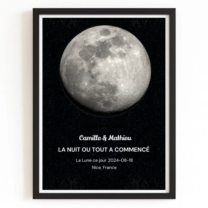 Affiche nuit rencontre Affiche Portrait / Bois Noir / A4 21x29.7 cm