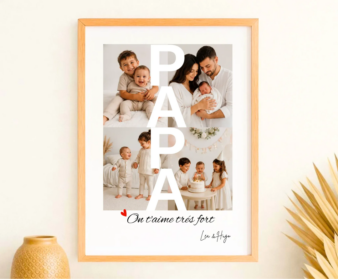 Affiche Papa Photo