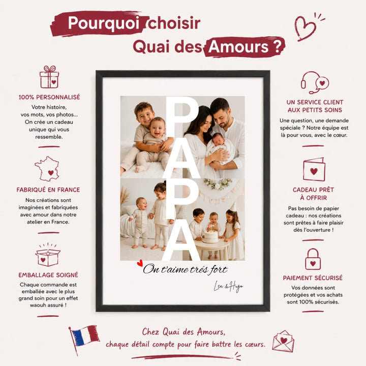 Affiche Papa Photo