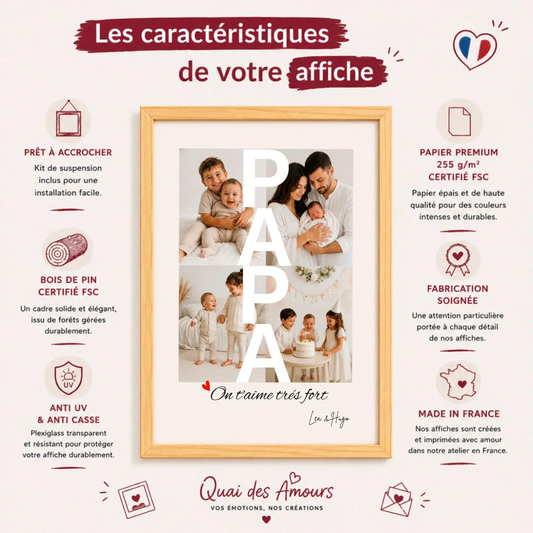 Affiche Papa Photo