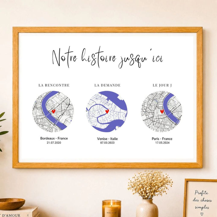 Affiche Personnalisée - Rencontre couple