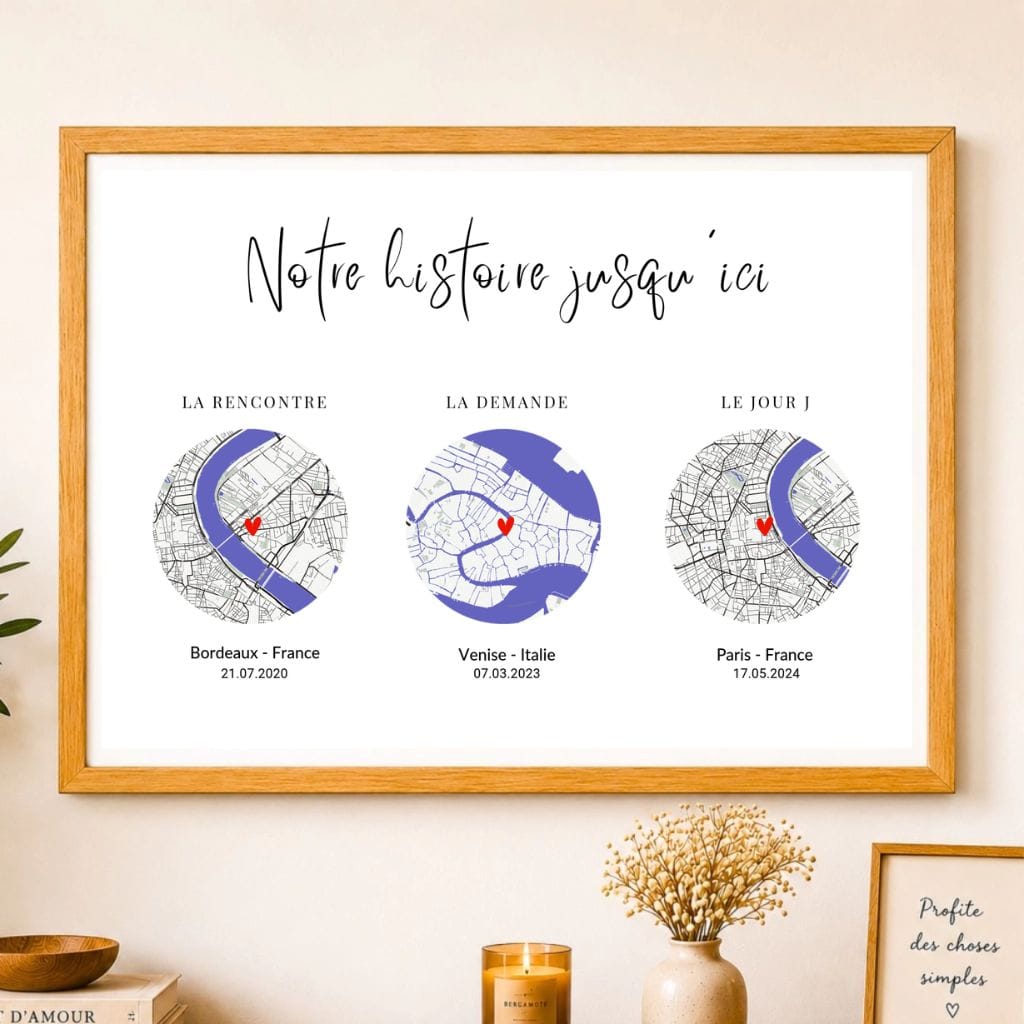 Affiche Personnalisée - Rencontre couple