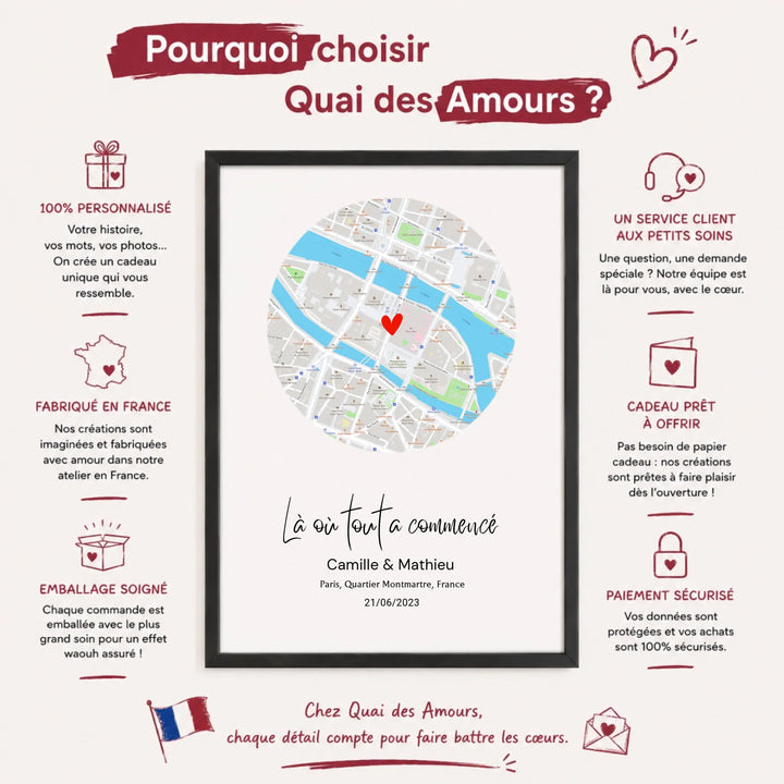 Affiche rencontre personnalisée