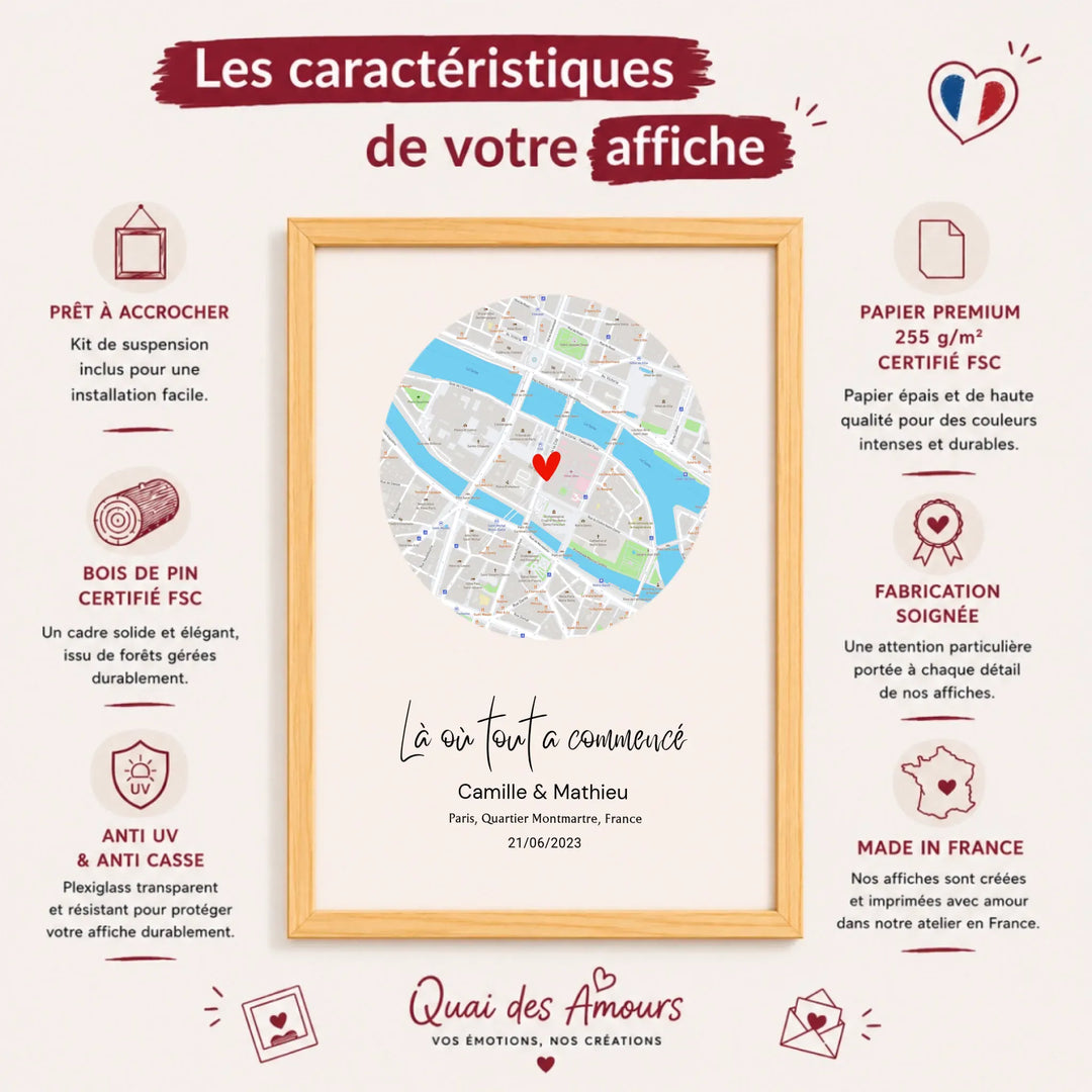 Affiche rencontre personnalisée