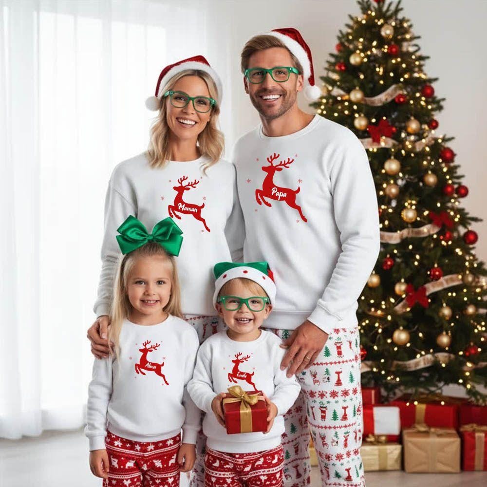 Assortiment Pull De Noel Adulte Et Bébé