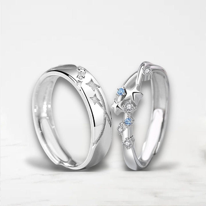 Bague Couple Duo (Argent) Paire / Argent