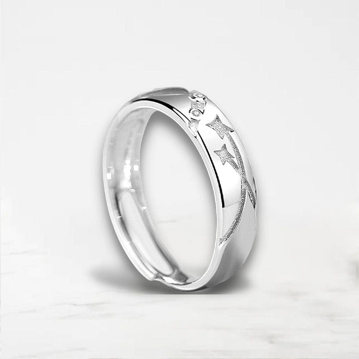 Bague Couple Duo (Argent) Pour Lui / Argent