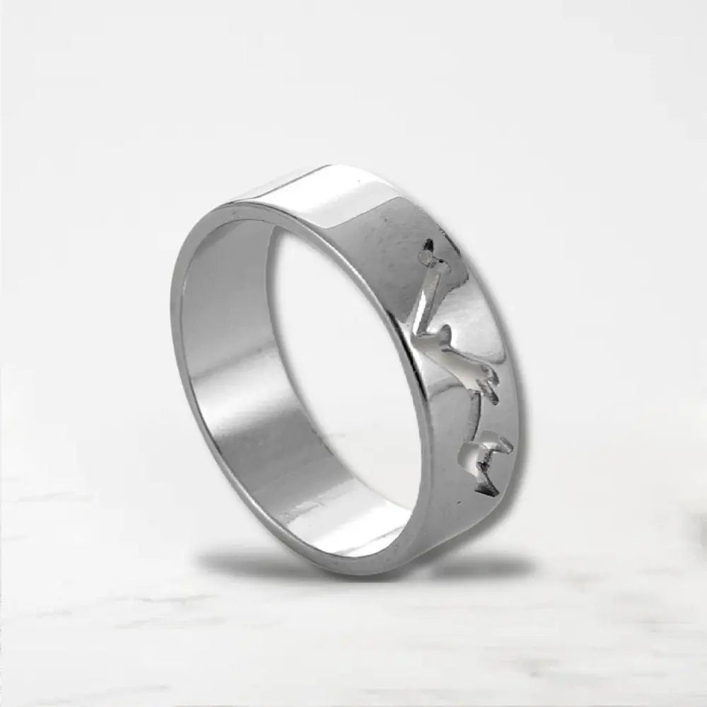 Bague Couple En Commun Argent / Épais / 54