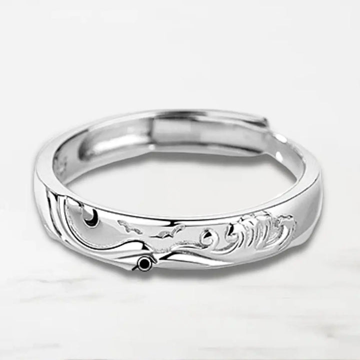 Bague Couple Promesse Argent / Pour Elle