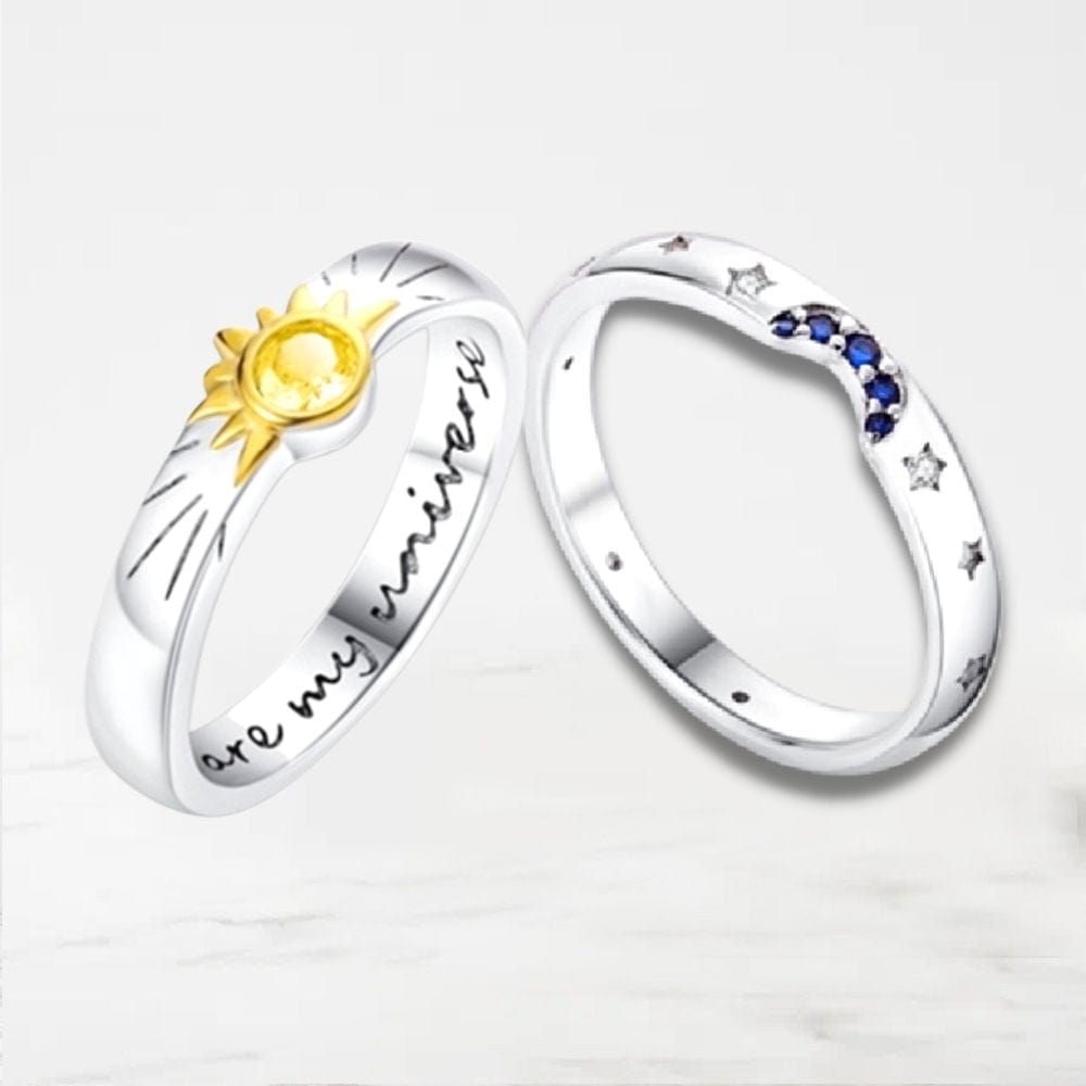 Bague Couple Qui Se Complète (Argent)