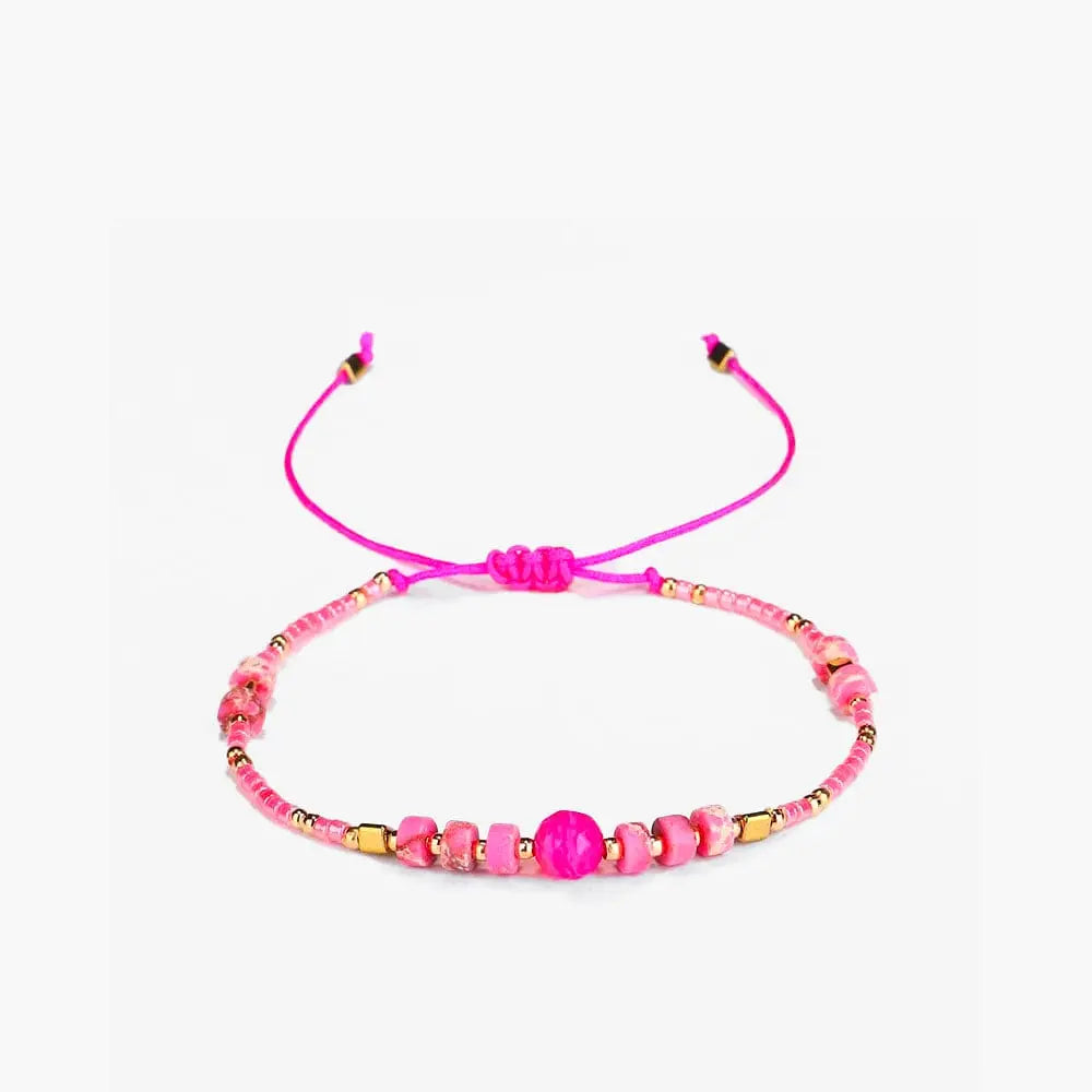 Bracelet Amitié Adulte Rose