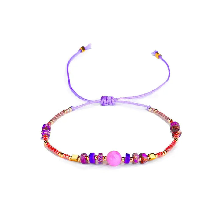 Bracelet Amitié Adulte Violet