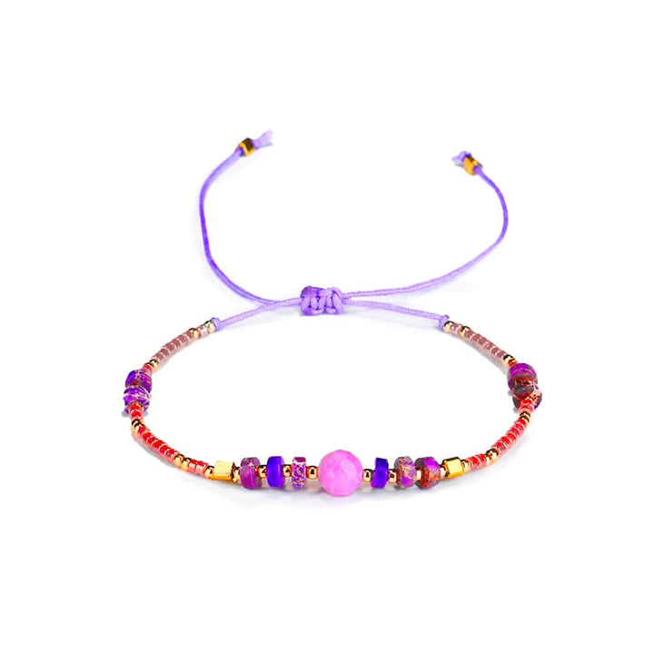 Bracelet Amitié Adulte Violet