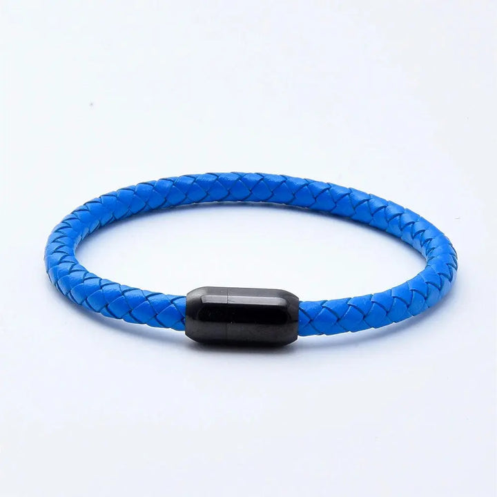 Bracelet Amitié Homme Femme Bleu / Noir / 19cm