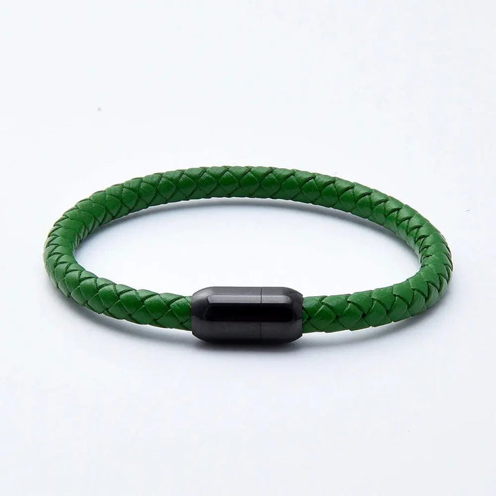 Bracelet Amitié Homme Femme Vert / Noir / 19cm