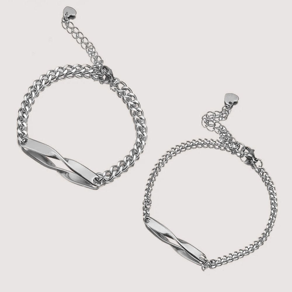 Argent Bracelet Couple