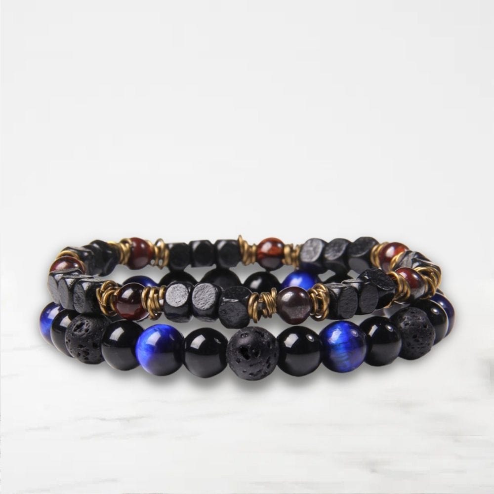 Bracelet Couple A Partager Noir / 17CM
