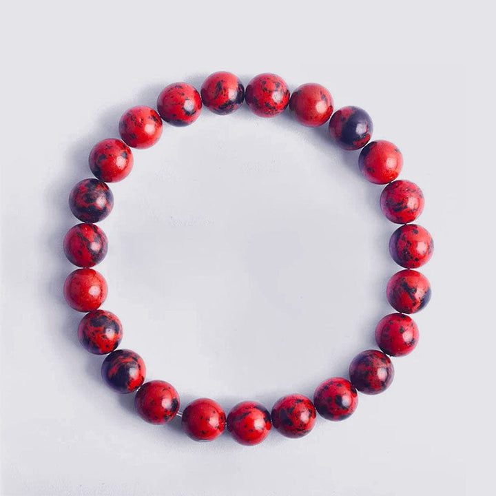 bracelet couple distance pierre naturelle Cygne Doré / 19cm / 6mm