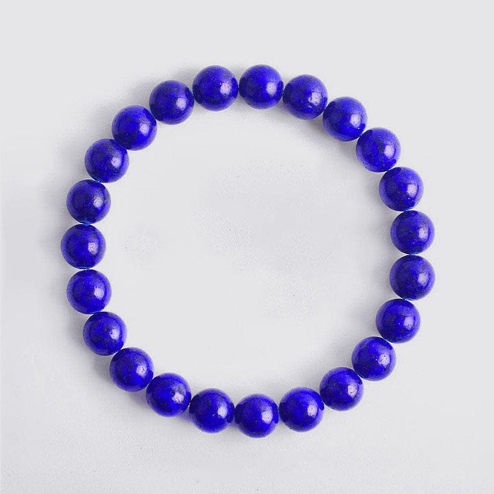 bracelet couple distance pierre naturelle Lapis Lazuli / 19cm / 6mm