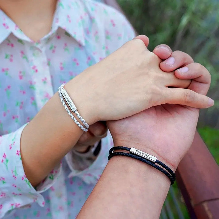 Bracelet Couple Duo Personnalisé