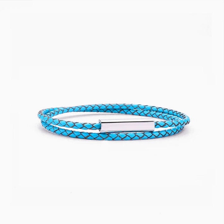 Bracelet Couple Duo Personnalisé Bleu