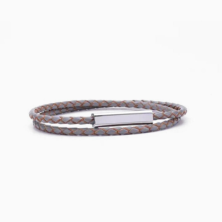 Bracelet Couple Duo Personnalisé Gris