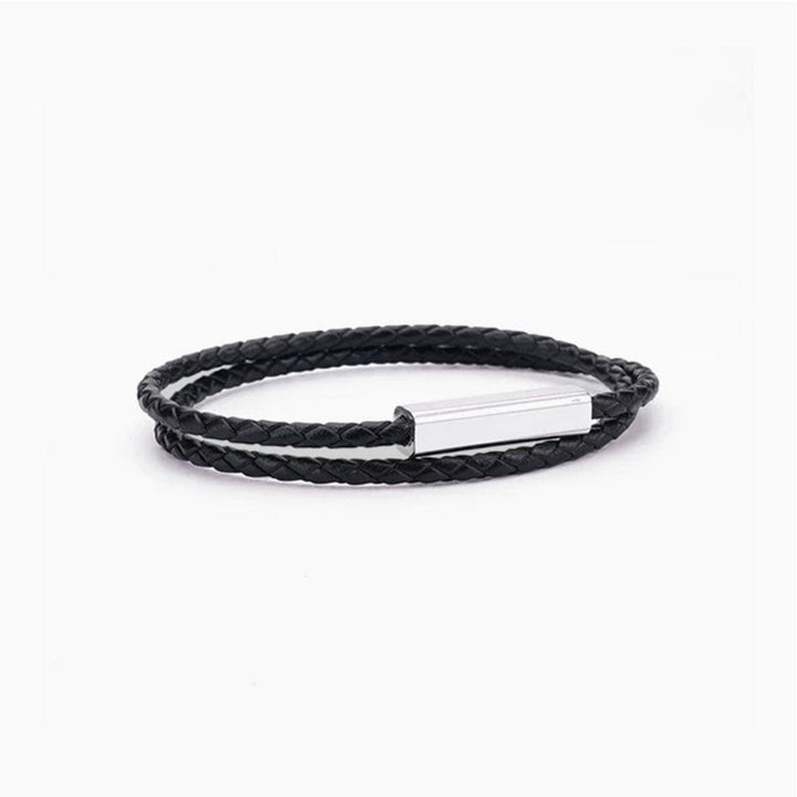 Bracelet Couple Duo Personnalisé Noir