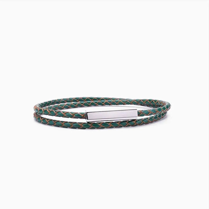 Bracelet Couple Duo Personnalisé Vert