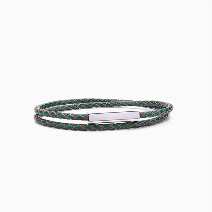 Bracelet Couple Duo Personnalisé Vert