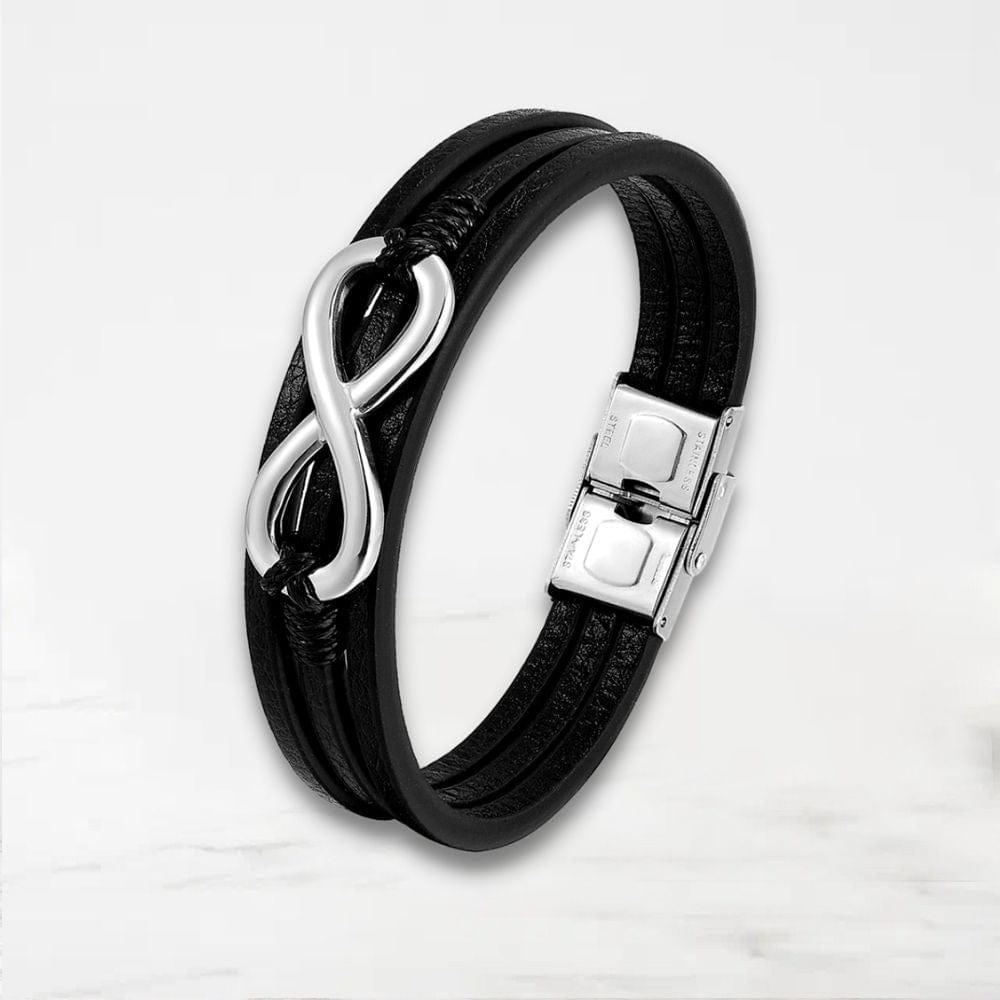 Bracelet Couple Éternel Argent / 19cm