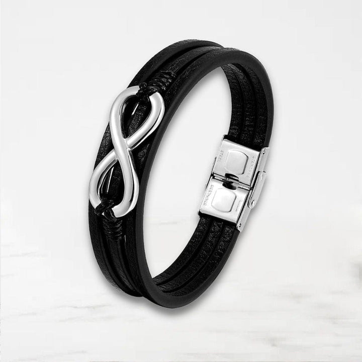 Bracelet Couple Éternel Argent / 19cm