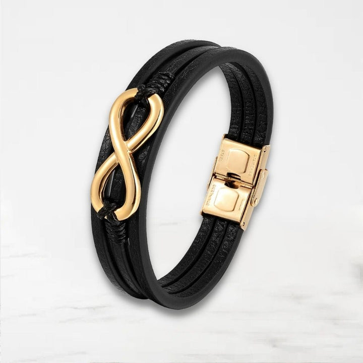 Bracelet Couple Éternel Or / 19cm