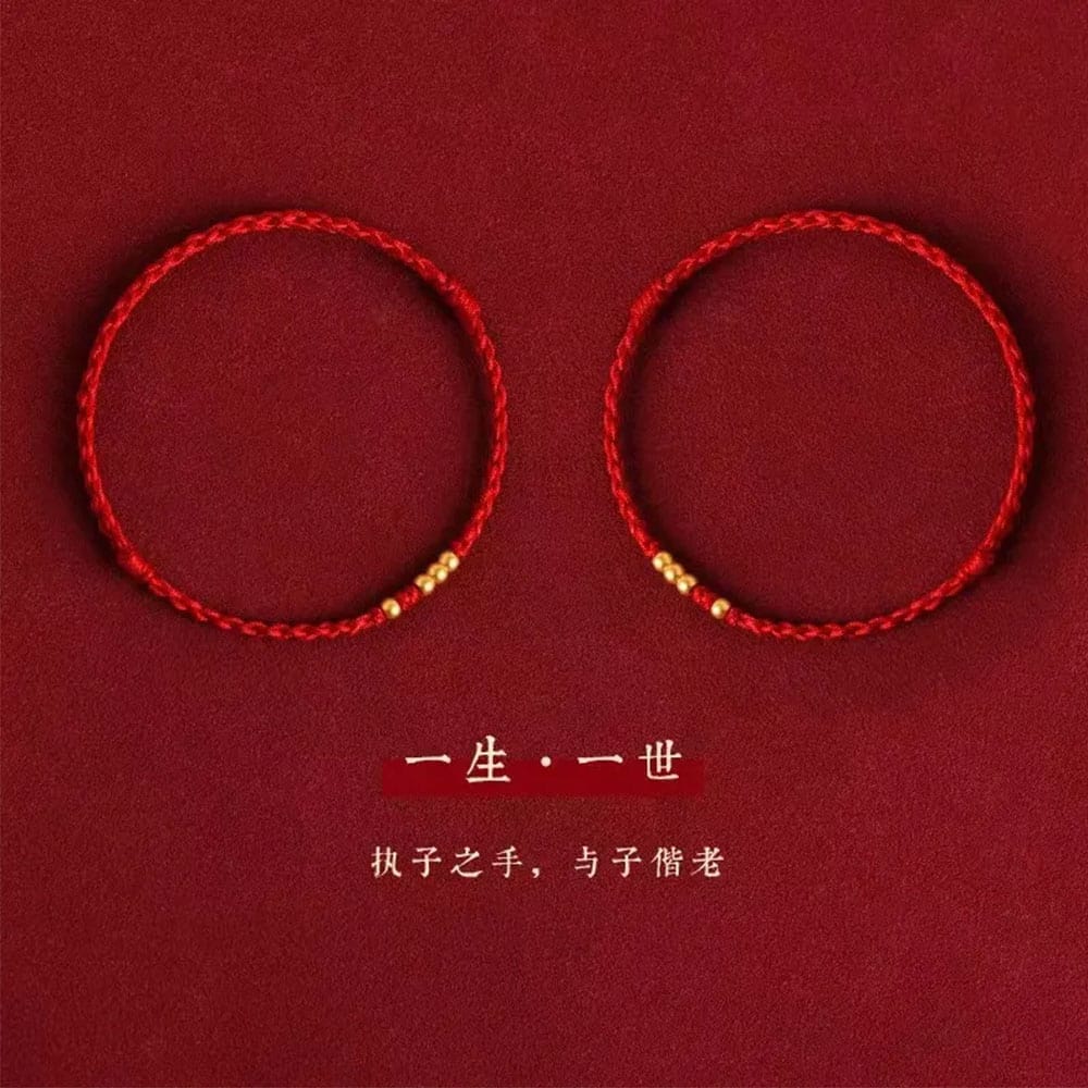 Bracelet Couple Fil Rouge