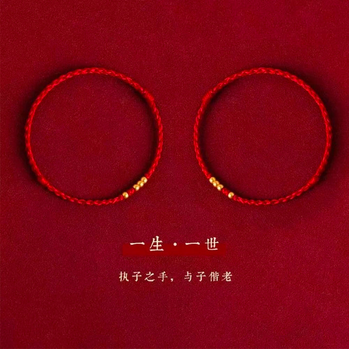 Bracelet Couple Fil Rouge