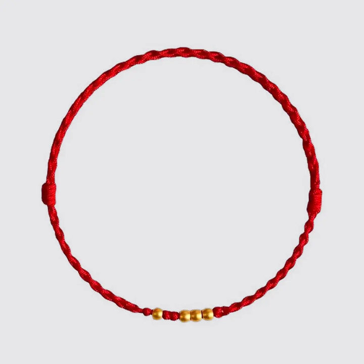 Bracelet Couple Fil Rouge Rouge / Rouge 13 / Or