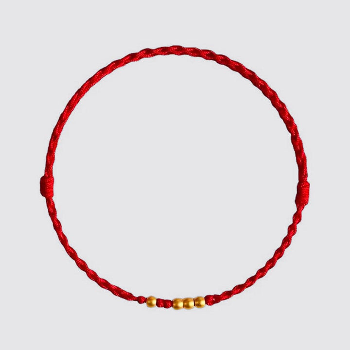 Bracelet Couple Fil Rouge Rouge / Rouge 13 / Or
