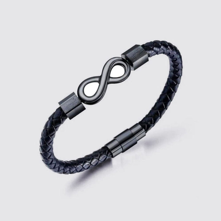 Bracelet Couple Homme Noir / 22cm