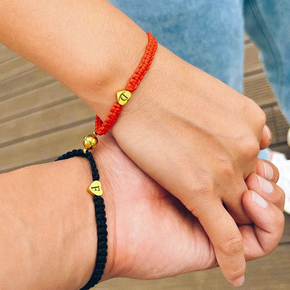 Bracelet Couple Initial Bracelet Couple Quai Des Amours