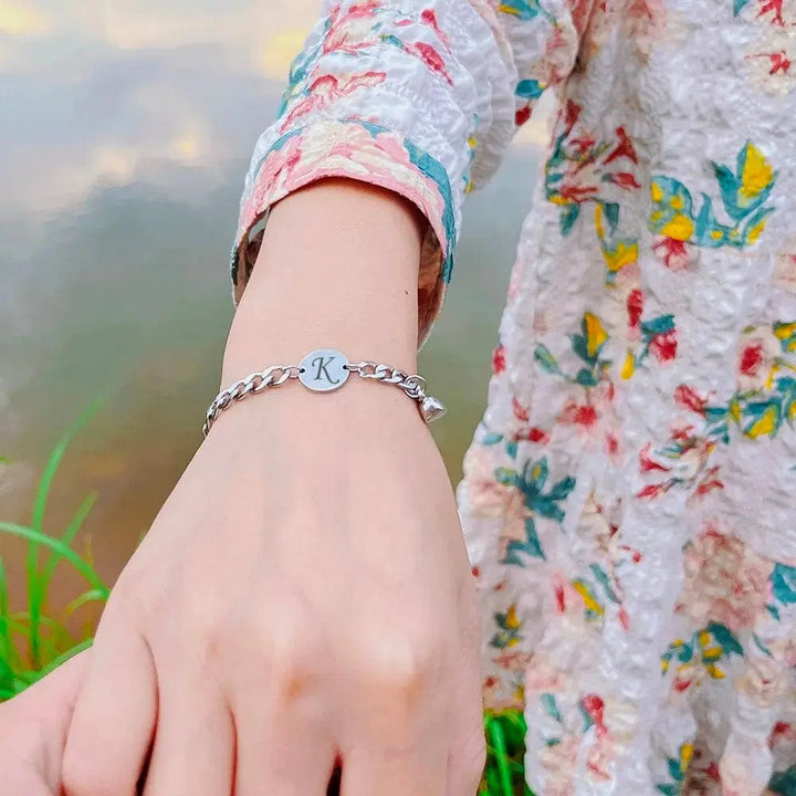 Bracelet Couple Initiale au choix