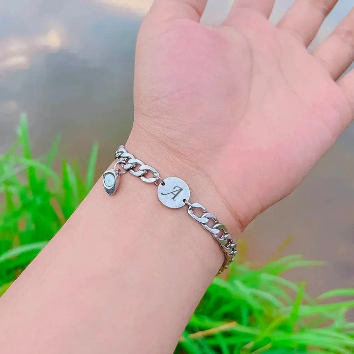 Bracelet Couple Initiale au choix