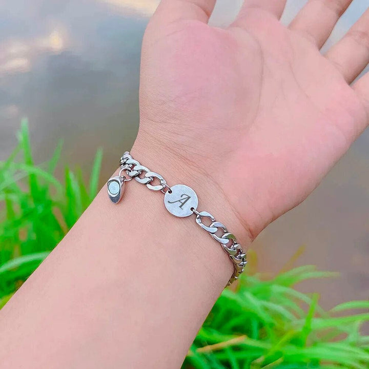 Bracelet Couple Initiale au choix