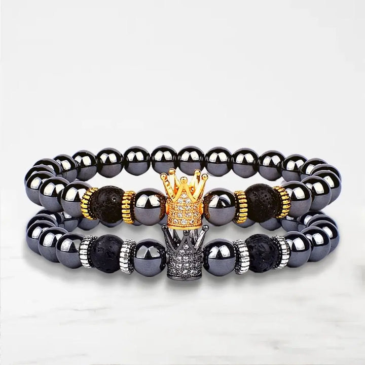 Bracelet Couple King Queen Bracelet Couple Quai Des Amours