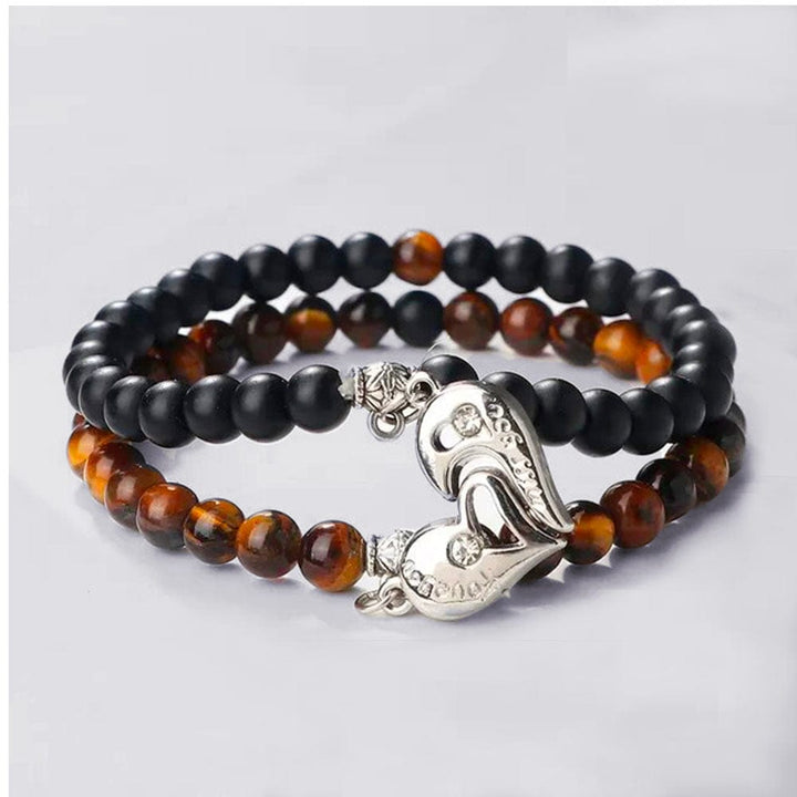 Bracelet Couple Magnet Cœur