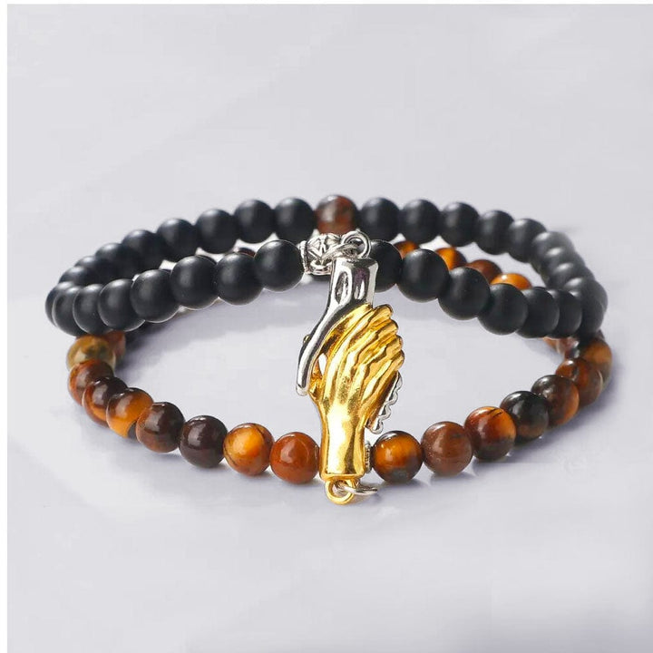 Bracelet Couple Magnet Mains