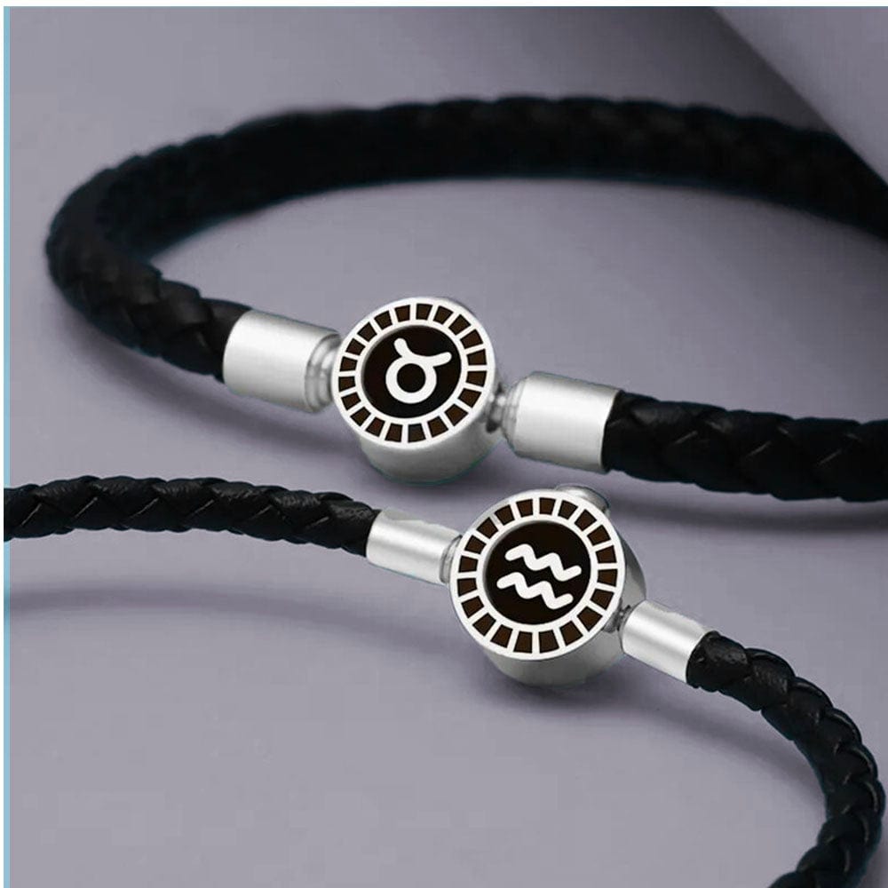 Bracelet Couple Original Noir / 17cm / Bélier